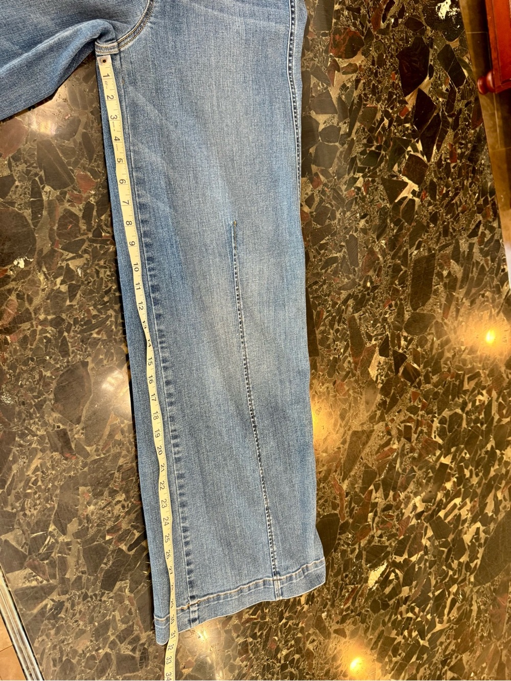 SPANX High-Rise Wide-Leg Jeans in Medium Blue Wash - Picture 5 of 7